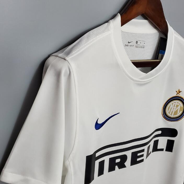 Retro 2010-11 Inter Milan away SNSIJDER J.ZANETTI MILITO ETO'O  Football jersey retro