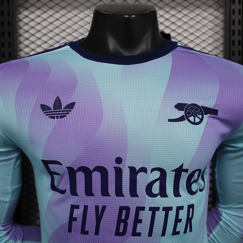 2024-25 Arsenal 2Away Player Long Sleeve Football jersey