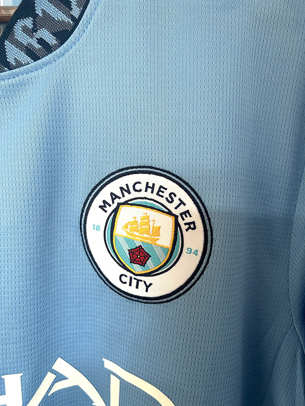 2024-25 Manchester City Home Football jersey Long sleeves S-4XL