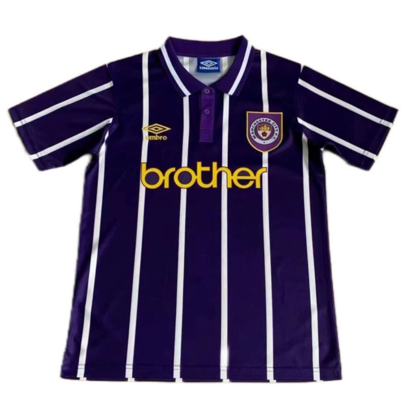 Retro 1993 Manchester City away Football jersey retro