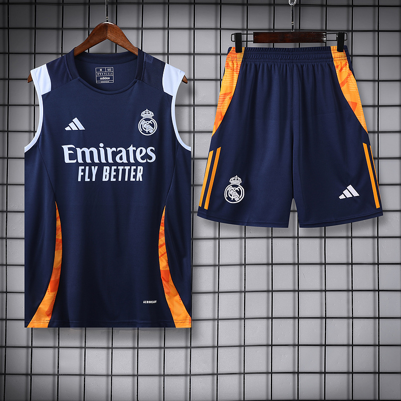 2024-25 Real Madrid Sleeveless Vest Training Wear suit
