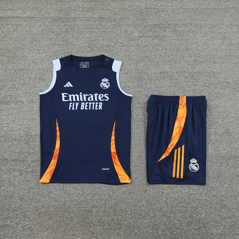 2024-25 Real Madrid Sleeveless Vest Training Wear suit