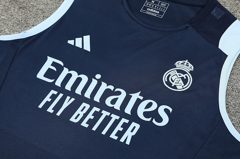 2024-25 Real Madrid Sleeveless Vest Training Wear suit