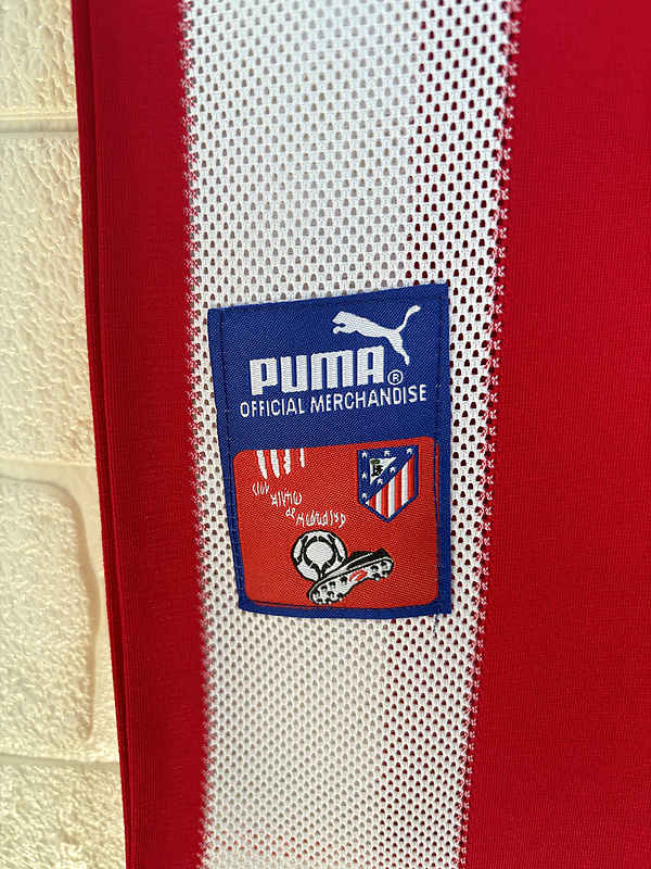 Retro 1997-98 Atletico Madrid Home Football jersey retro