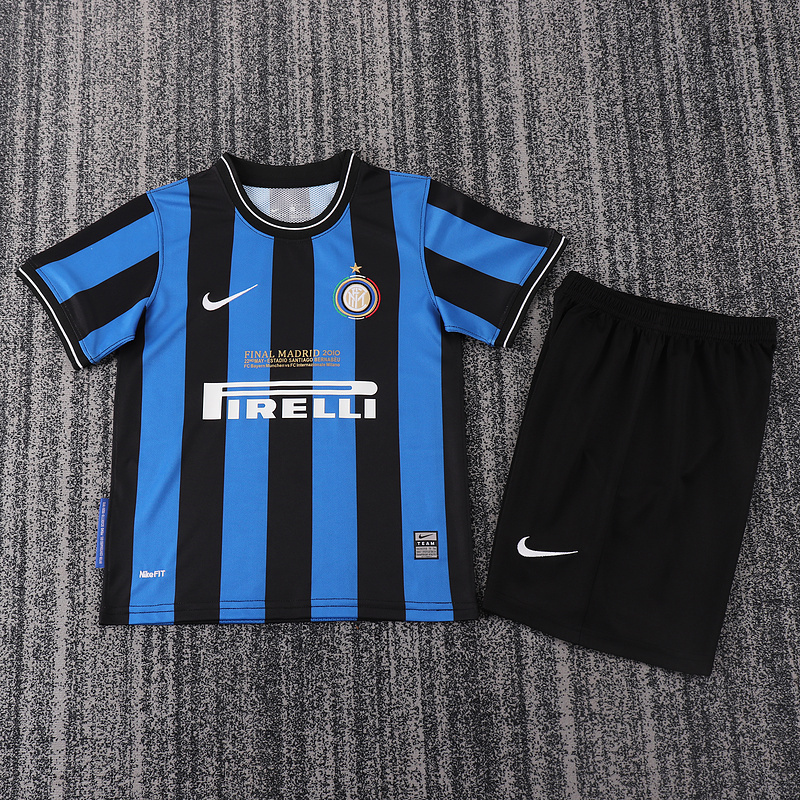 Retro 2010 Inter Milan Home Kids Football jersey Kids