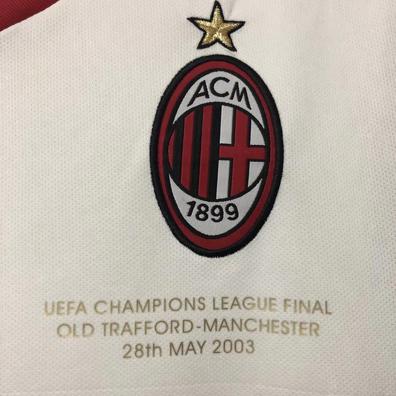 Retro 2002-03 AC Milan Away football jersey retro