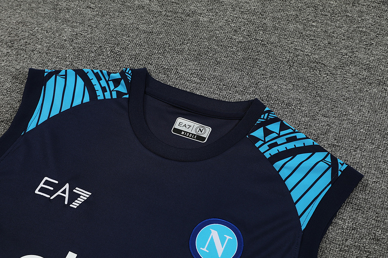 2024-25 Napoli Sleeveless Vest Training Wear suit