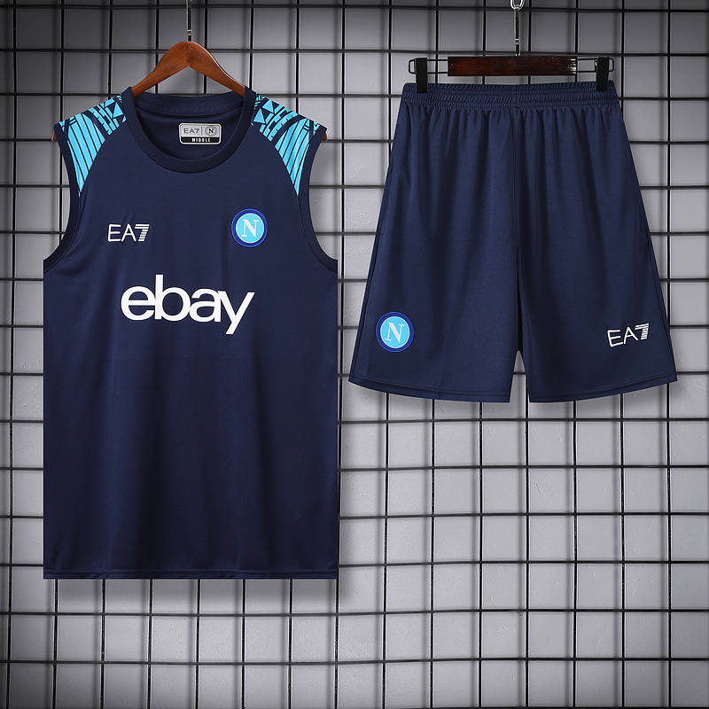2024-25 Napoli Sleeveless Vest Training Wear suit