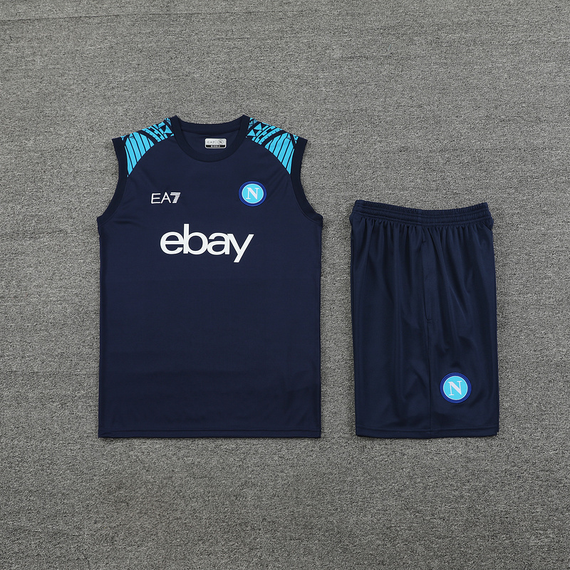 2024-25 Napoli Sleeveless Vest Training Wear suit