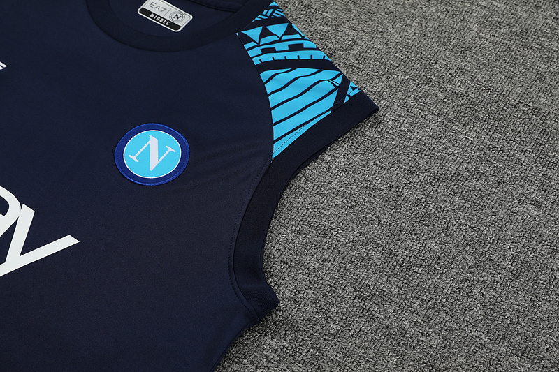 2024-25 Napoli Sleeveless Vest Training Wear suit
