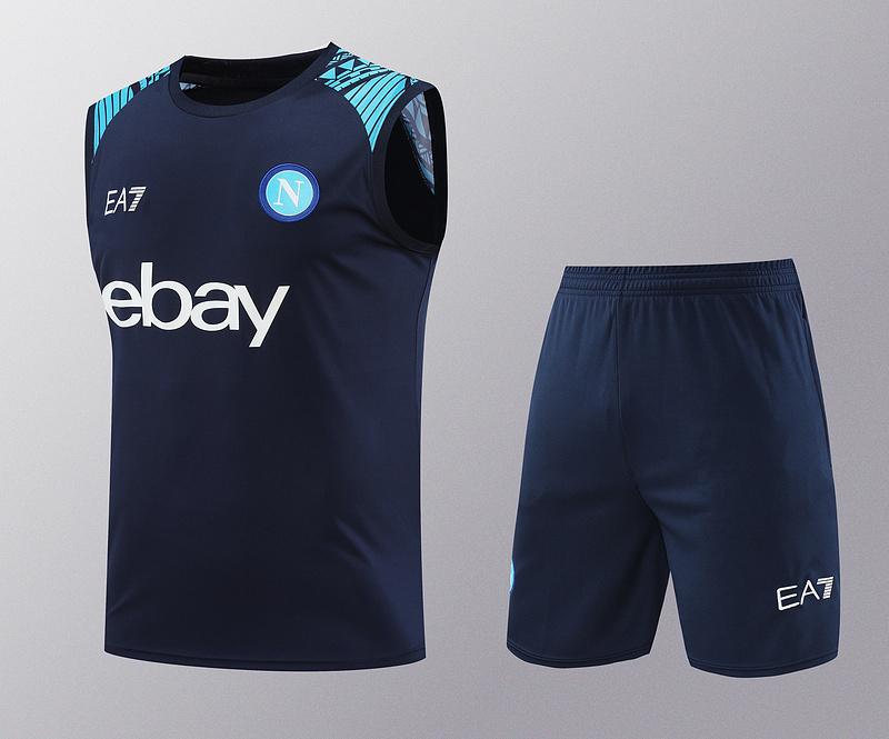 2024-25 Napoli Sleeveless Vest Training Wear suit