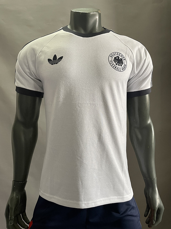 2024-25 Germany White cotton T-shirt Football jersey