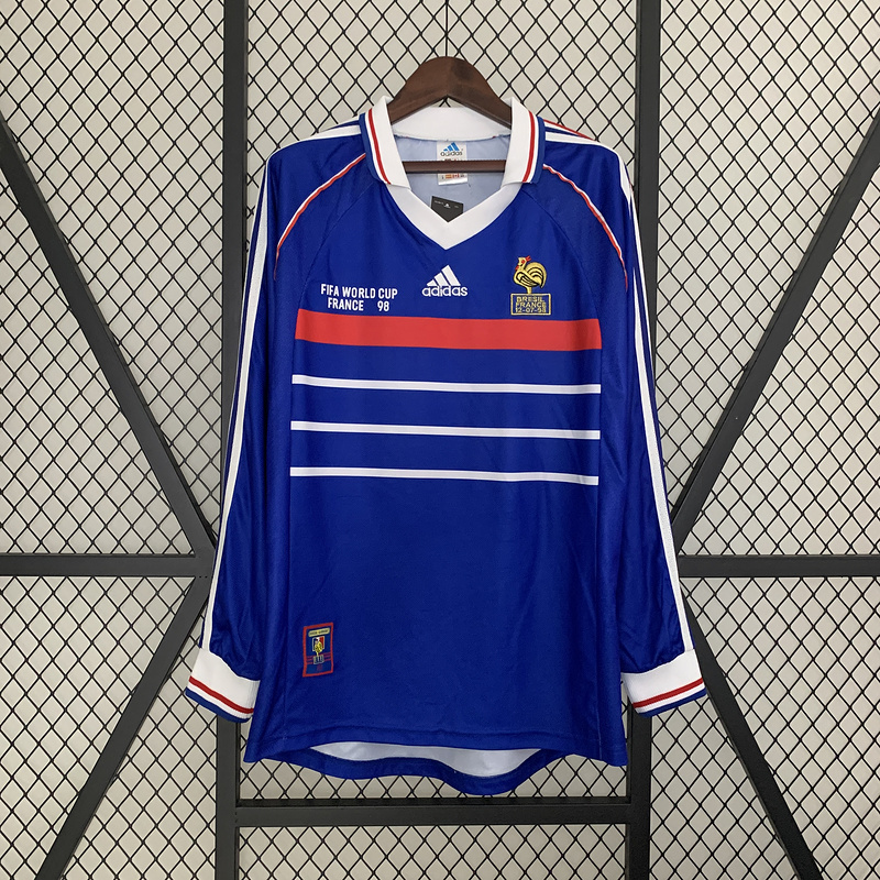Retro 1998 France Home Football jersey retro