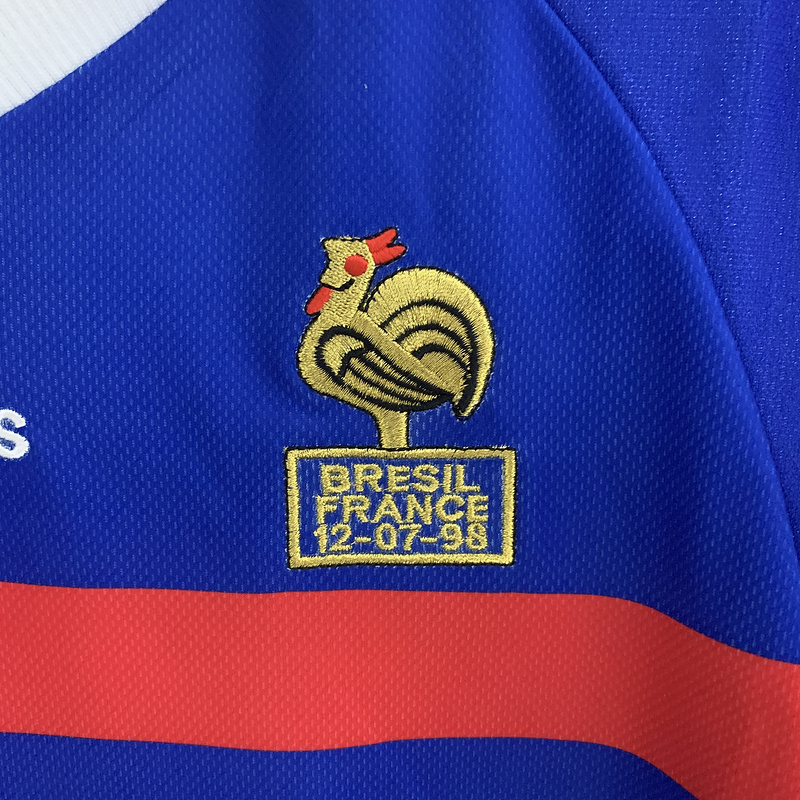 Retro 1998 France Home Football jersey retro
