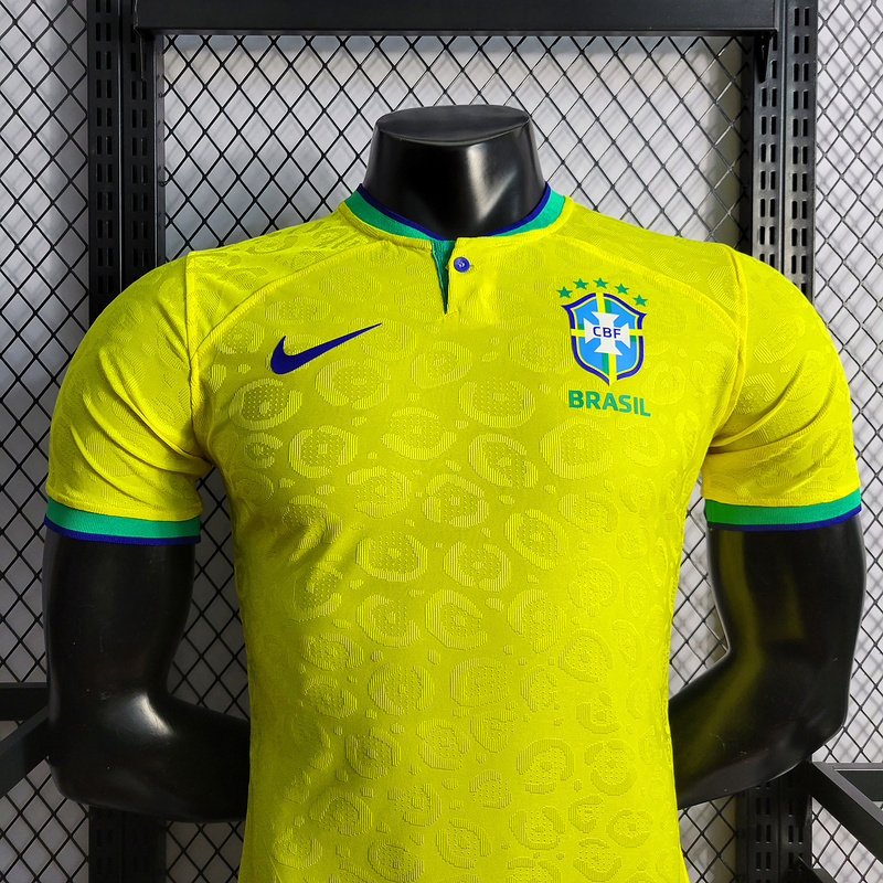 Player Edition 2022-23 Brazil Home Football jersey