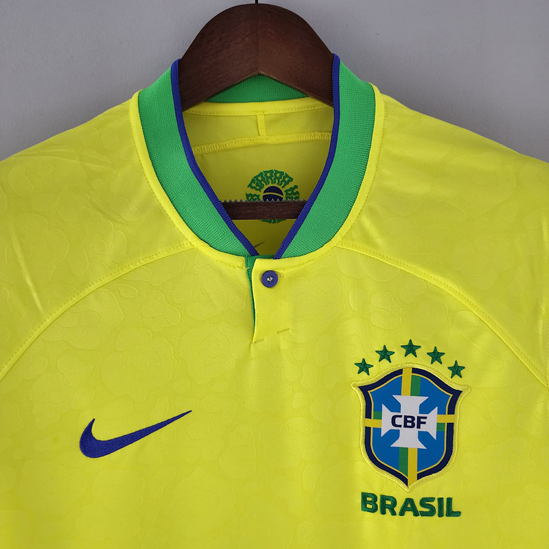 2022 Brazil Home World Cup Football jersey