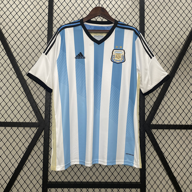 Retro 2014 Argentina Home Football jersey retro