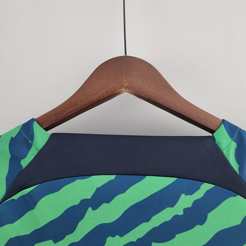 2022 Brazil Special Edition Green Blue Football jersey