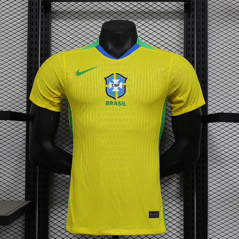 Player Edition 2025-26 Brazil Home Football jersey