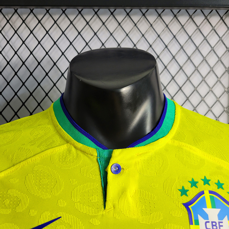 Player Edition 2022-23 Brazil Home Football jersey