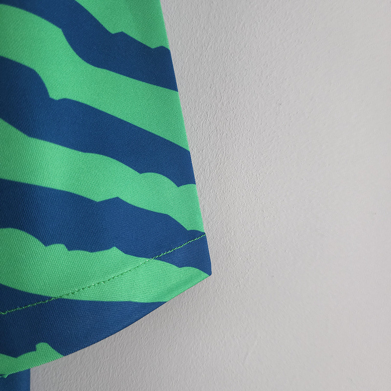 2022 Brazil Special Edition Green Blue Football jersey
