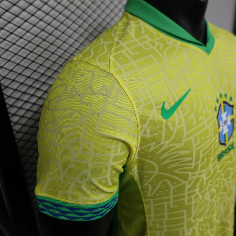 Player Edition 2024-25 Brazil Home Football jersey