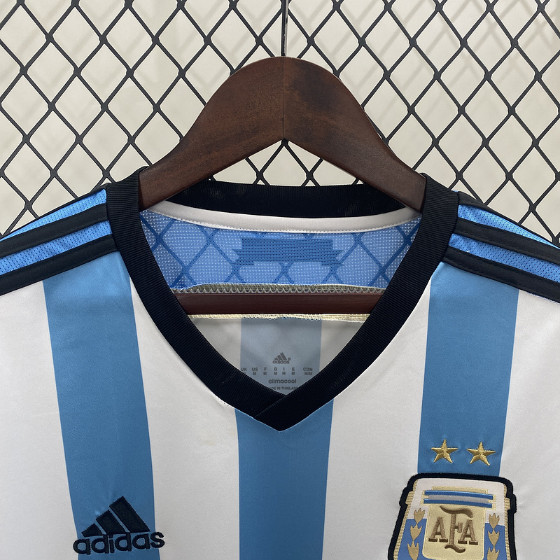 Retro 2014 Argentina Home Football jersey retro