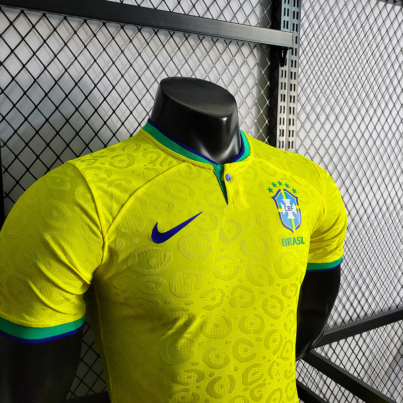 Player Edition 2022-23 Brazil Home Football jersey