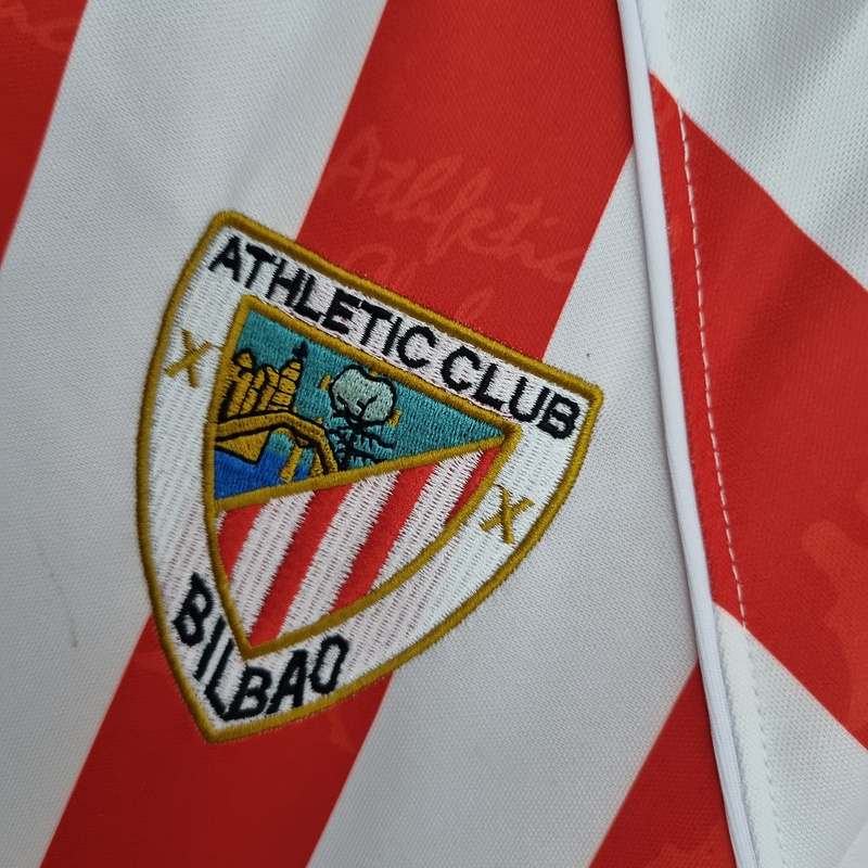 Retro 1995-97 Athletic Bilbao home Soccer Jersey Retro