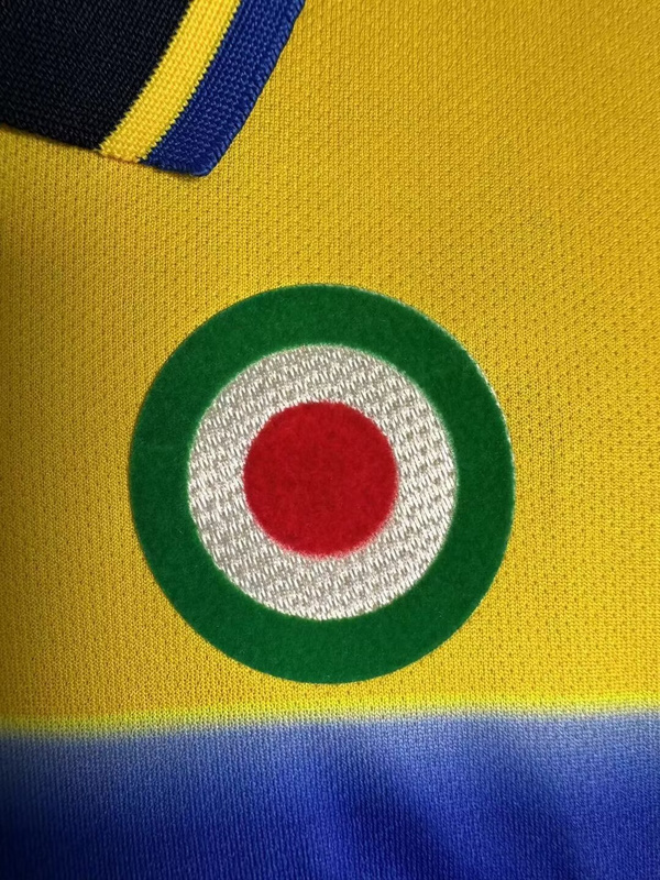 Retro 1999-00 Parma Home Football jersey Retro Long sleeve