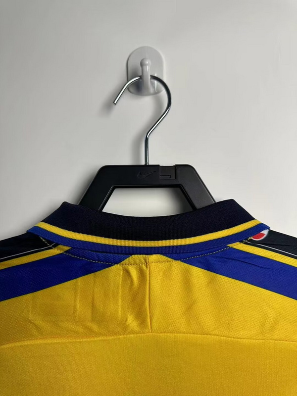 Retro 1999-00 Parma Home Football jersey Retro Long sleeve