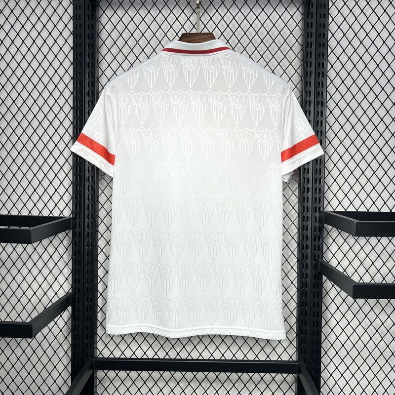 Retro 1993-94 Sevilla FC Home Soccer Jersey Retro