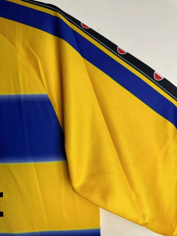 Retro 1999-00 Parma Home Football jersey Retro Long sleeve