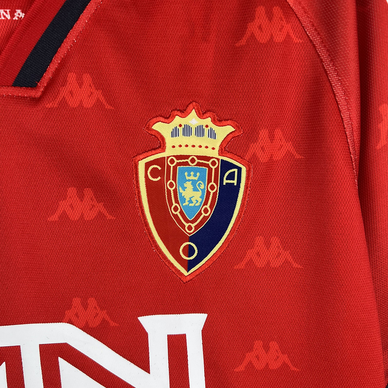 Retro 1995-97 Osasuna Home Soccer Jersey Retro