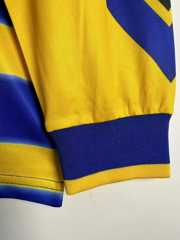Retro 1999-00 Parma Home Football jersey Retro Long sleeve