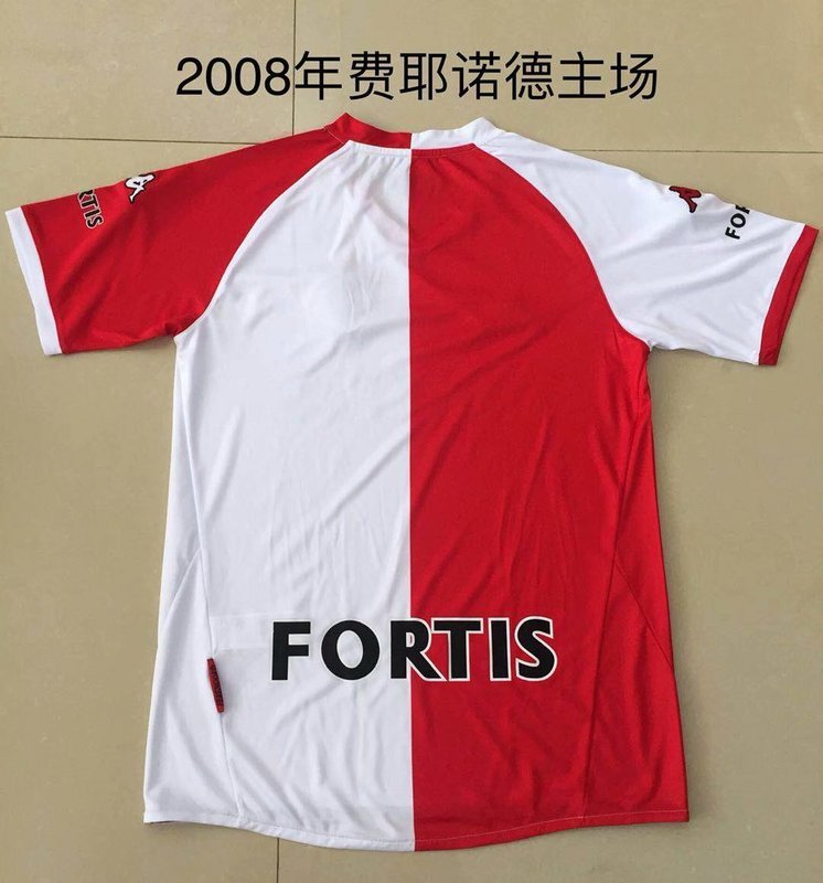 Retro 2008 Feyenoord Rotterdam Home Football jersey