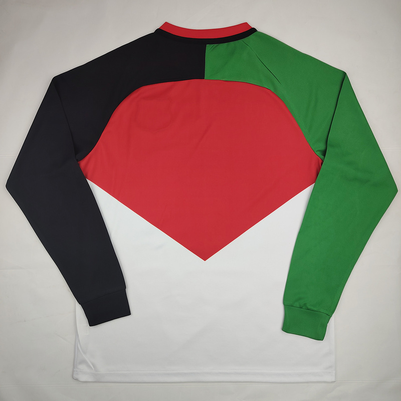 Retro Long sleeve Palestinians Palestinian Palestine Soccer Jersey