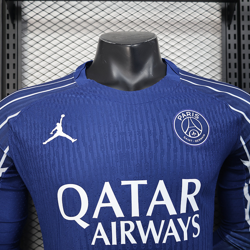 Player 2024-25 PSG Away Football jersey Long sleeve