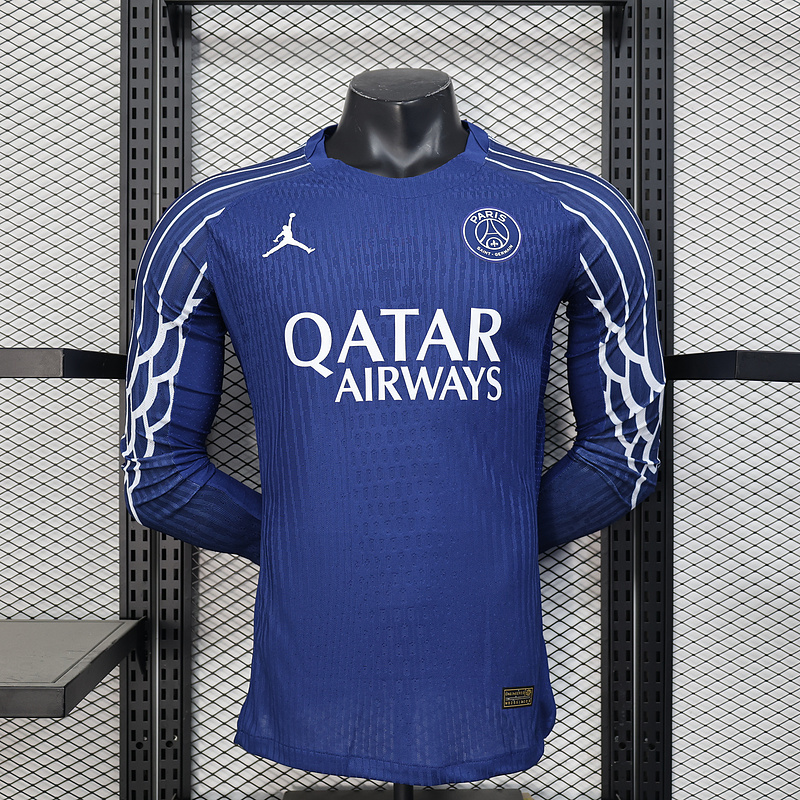 Player 2024-25 PSG Away Football jersey Long sleeve