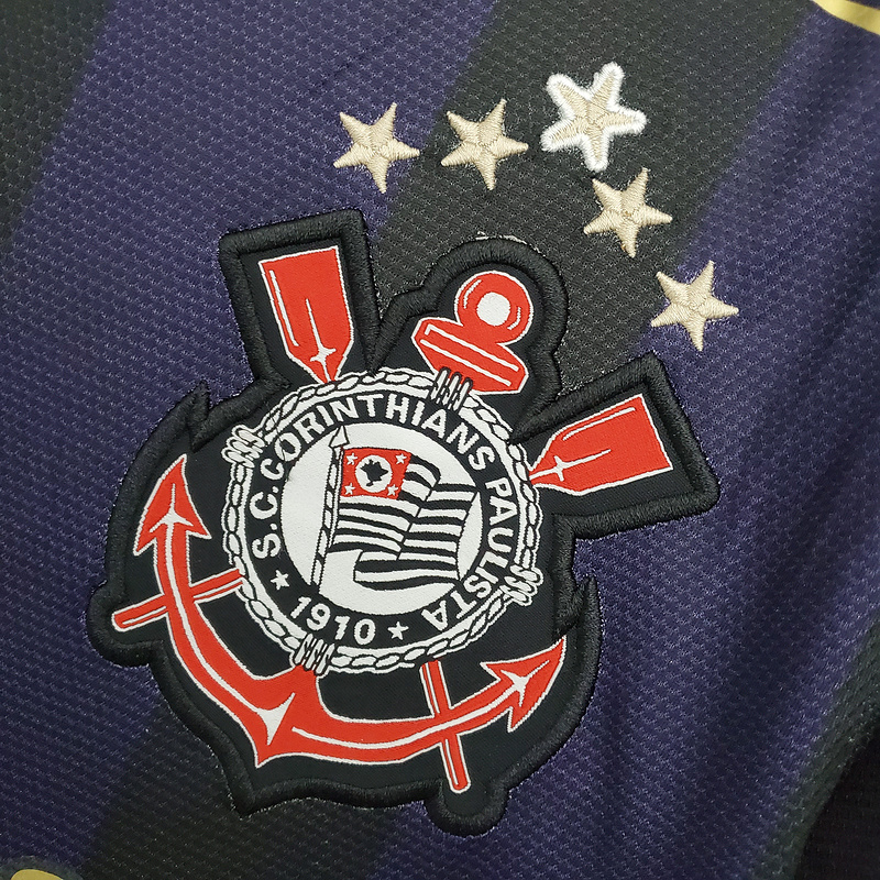 Retro 2009-10 Corinthians away Football jersey Retro