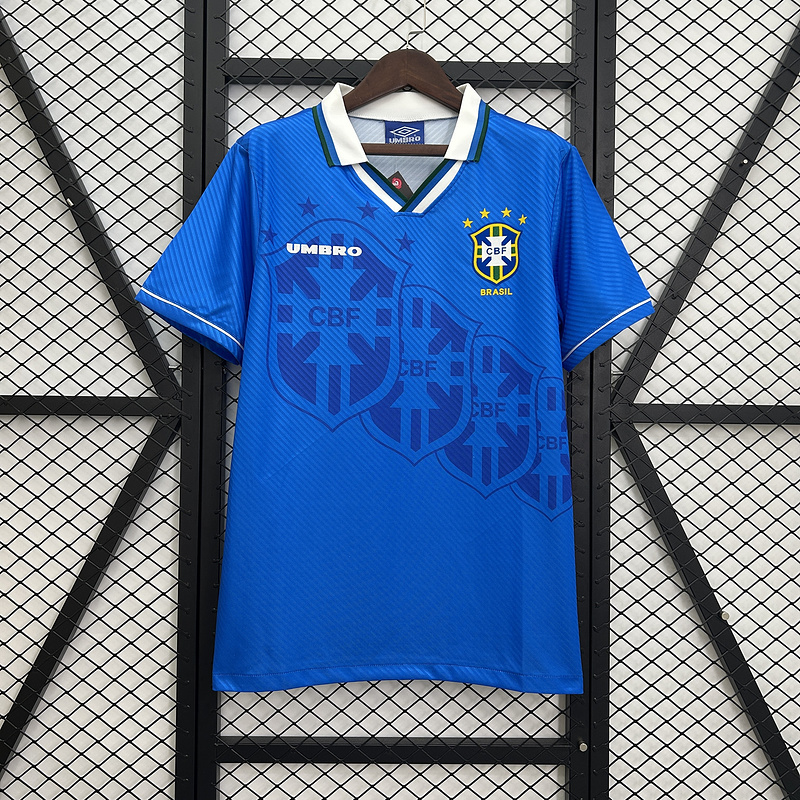 Retro 1994-96 Brazil Away Football jersey