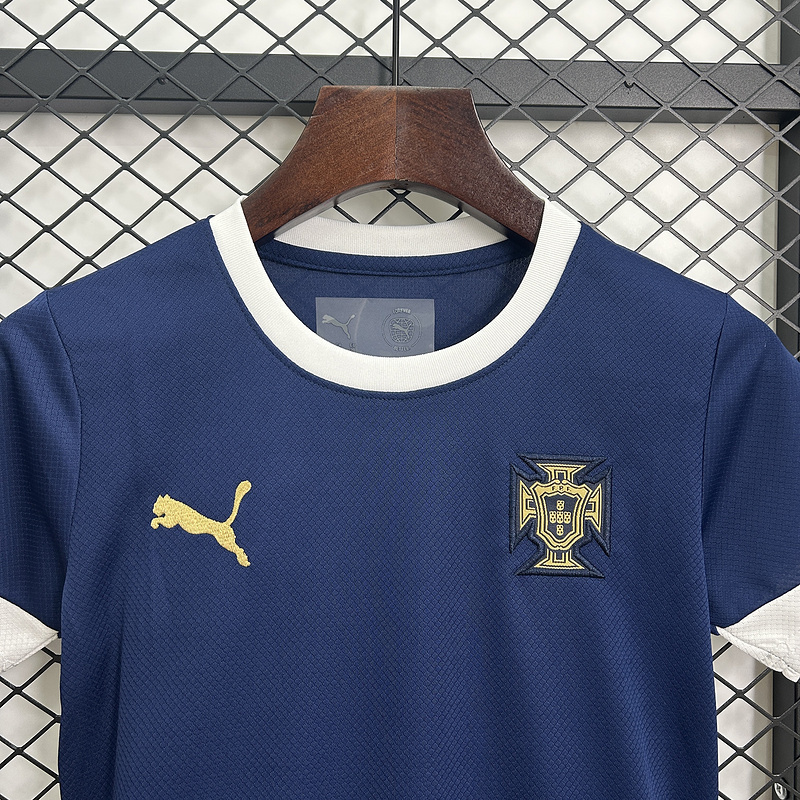 KIDS 2025-26 Portugal Training clothes KIDS Football jersey
