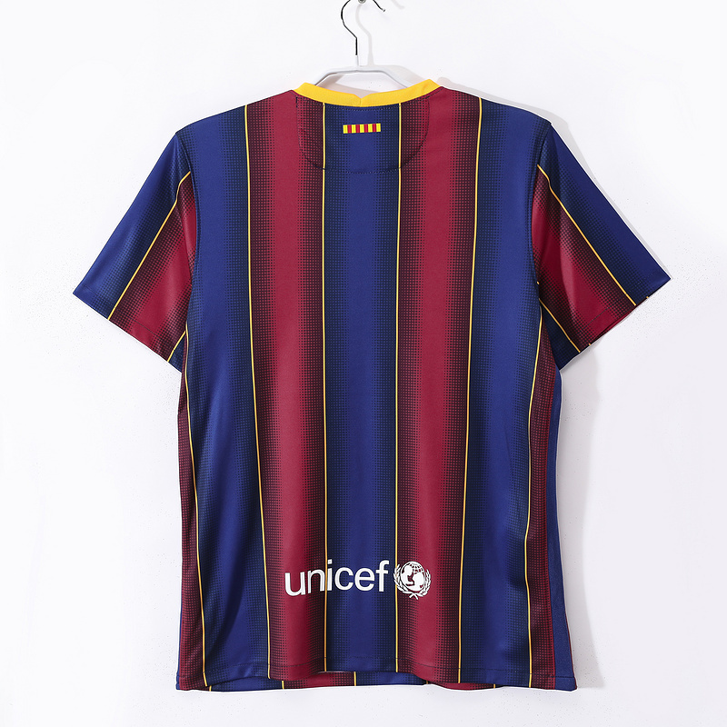 Retro 2020-21 Barcelona Home Football jersey