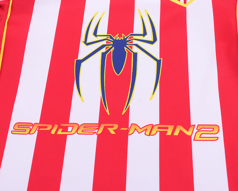 Kids Retro 2004-05 Atletico Madrid Home Kids Football jersey Long sleeve