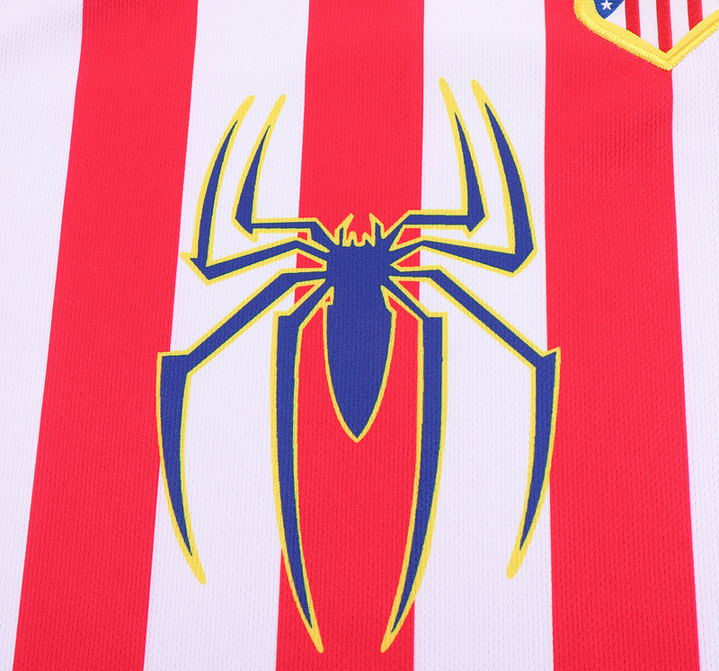 Kids Retro 2004-05 Atletico Madrid Home Kids Football jersey Long sleeve