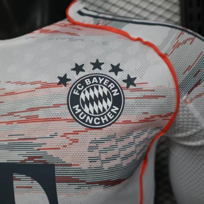 Player 2025-26 Bayern Munchen Away Football jersey long sleeves