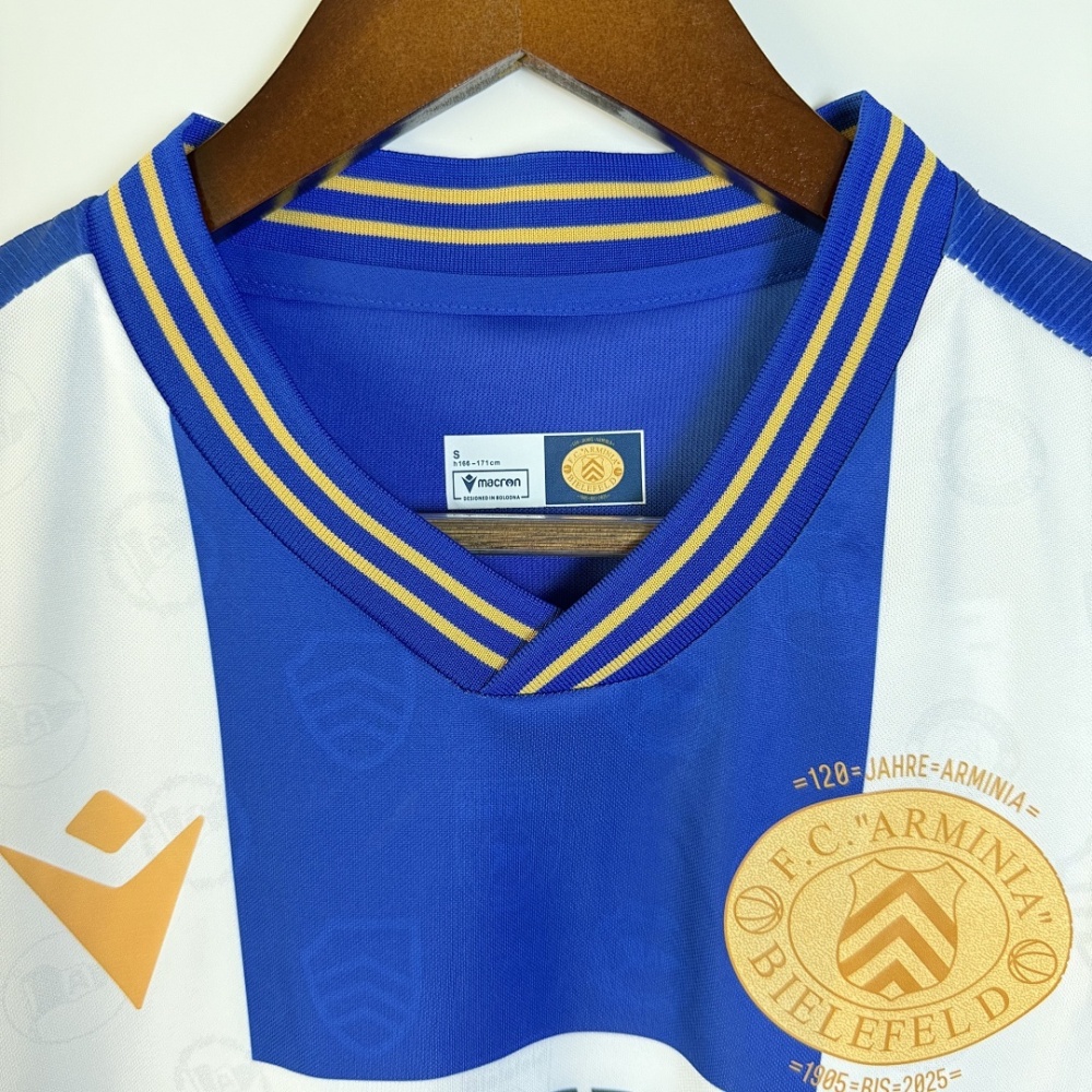 2025-26 Bielefeld Home 120Th Anniversary Football jersey