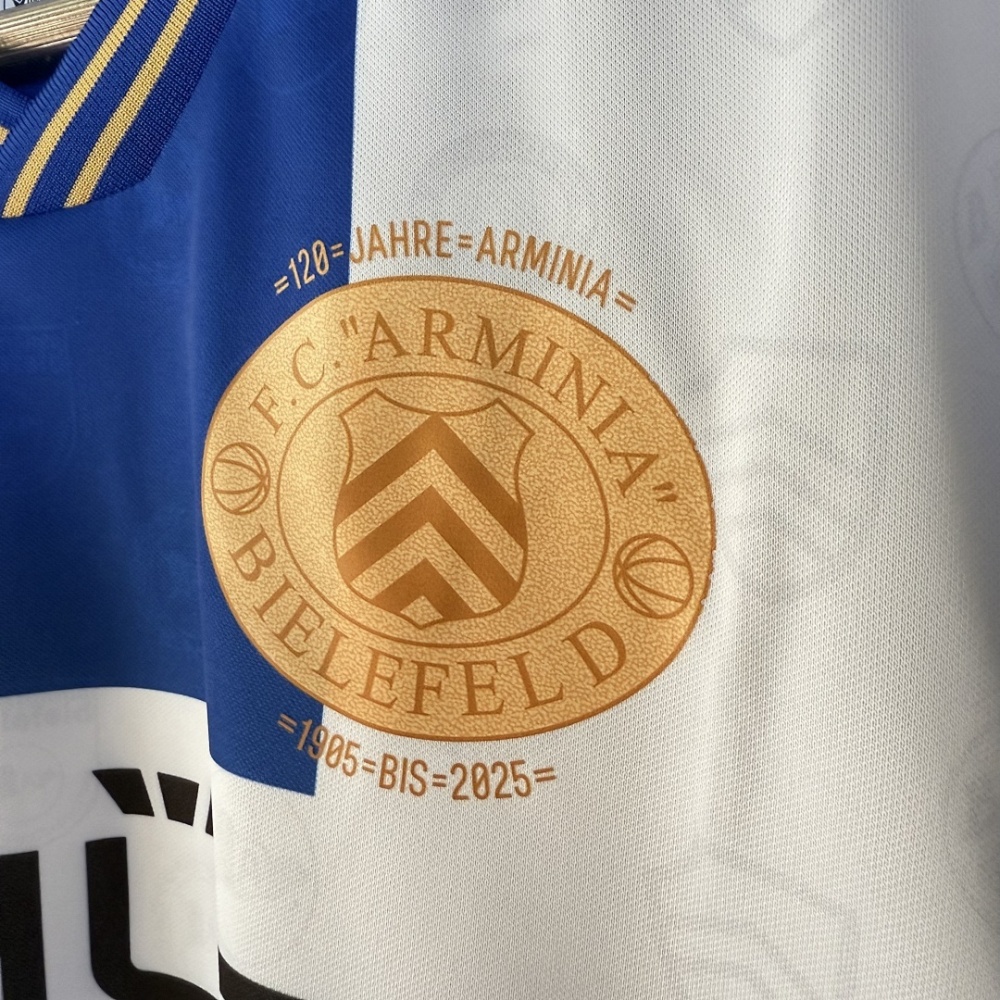 2025-26 Bielefeld Home 120Th Anniversary Football jersey