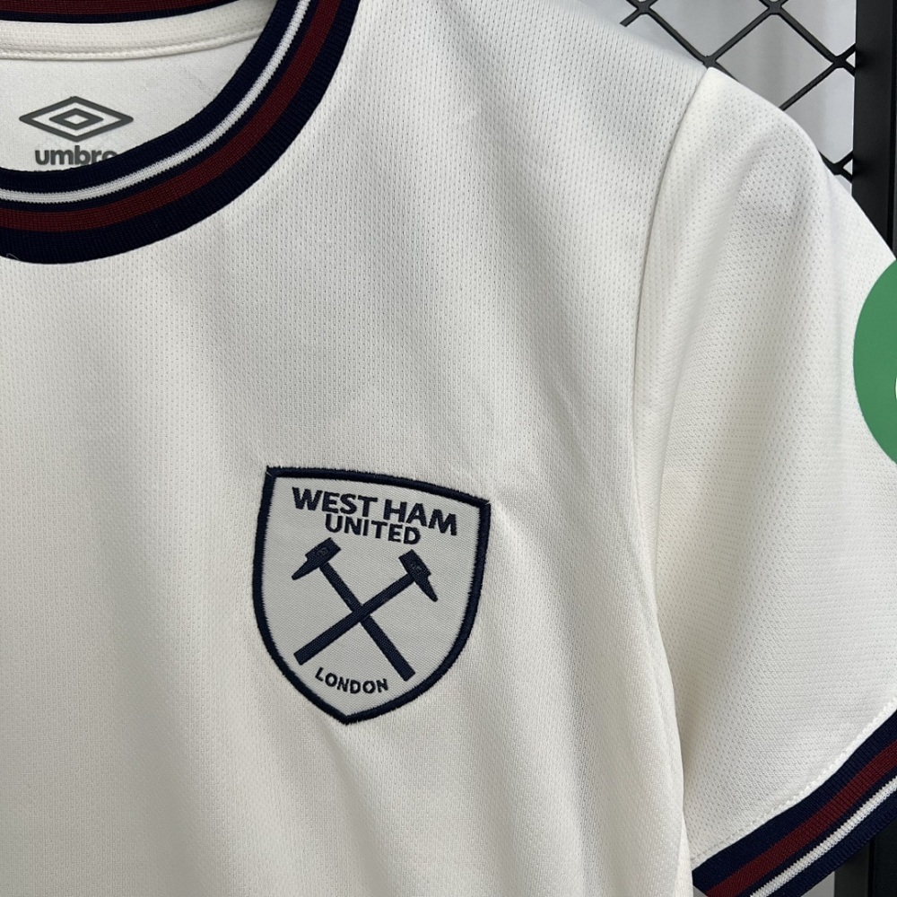 KIDS 2025-26 West Ham United away KIDS Football jersey