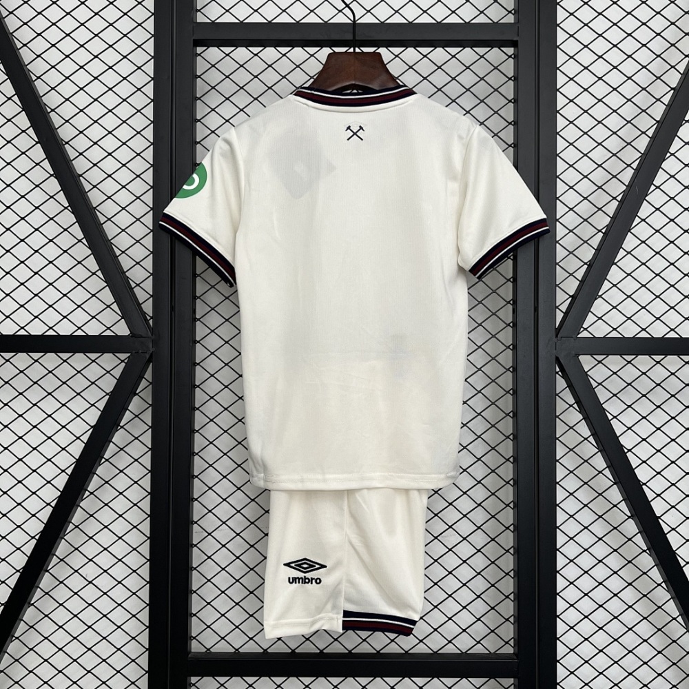 KIDS 2025-26 West Ham United away KIDS Football jersey